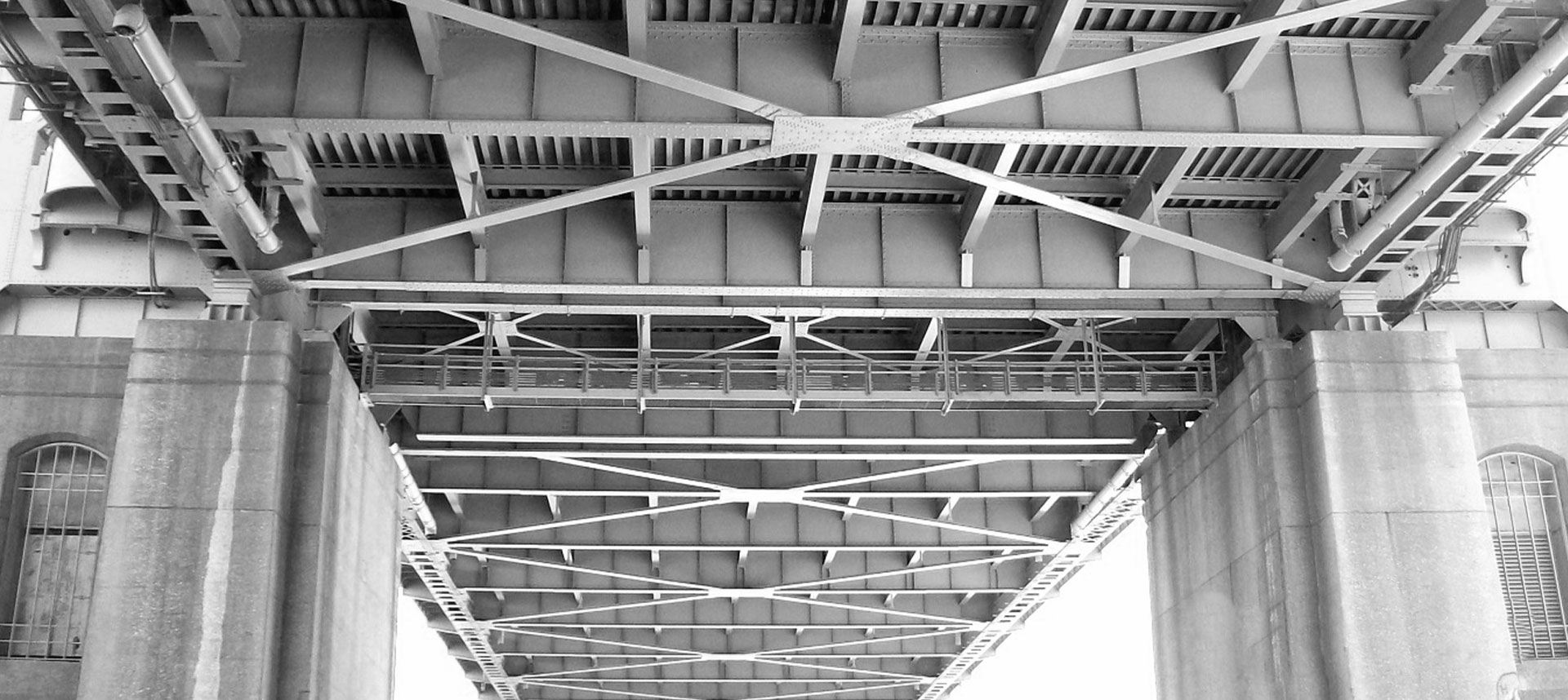 underside of a bridge